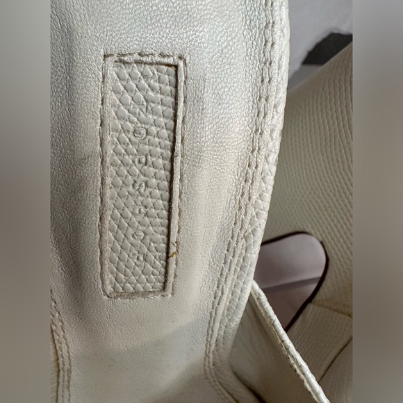 TOPSHOP RAMBLE PLATFORM BLOCK HEEL MULES IN OFF WHITE SIZE 6 - Picture 10 of 10